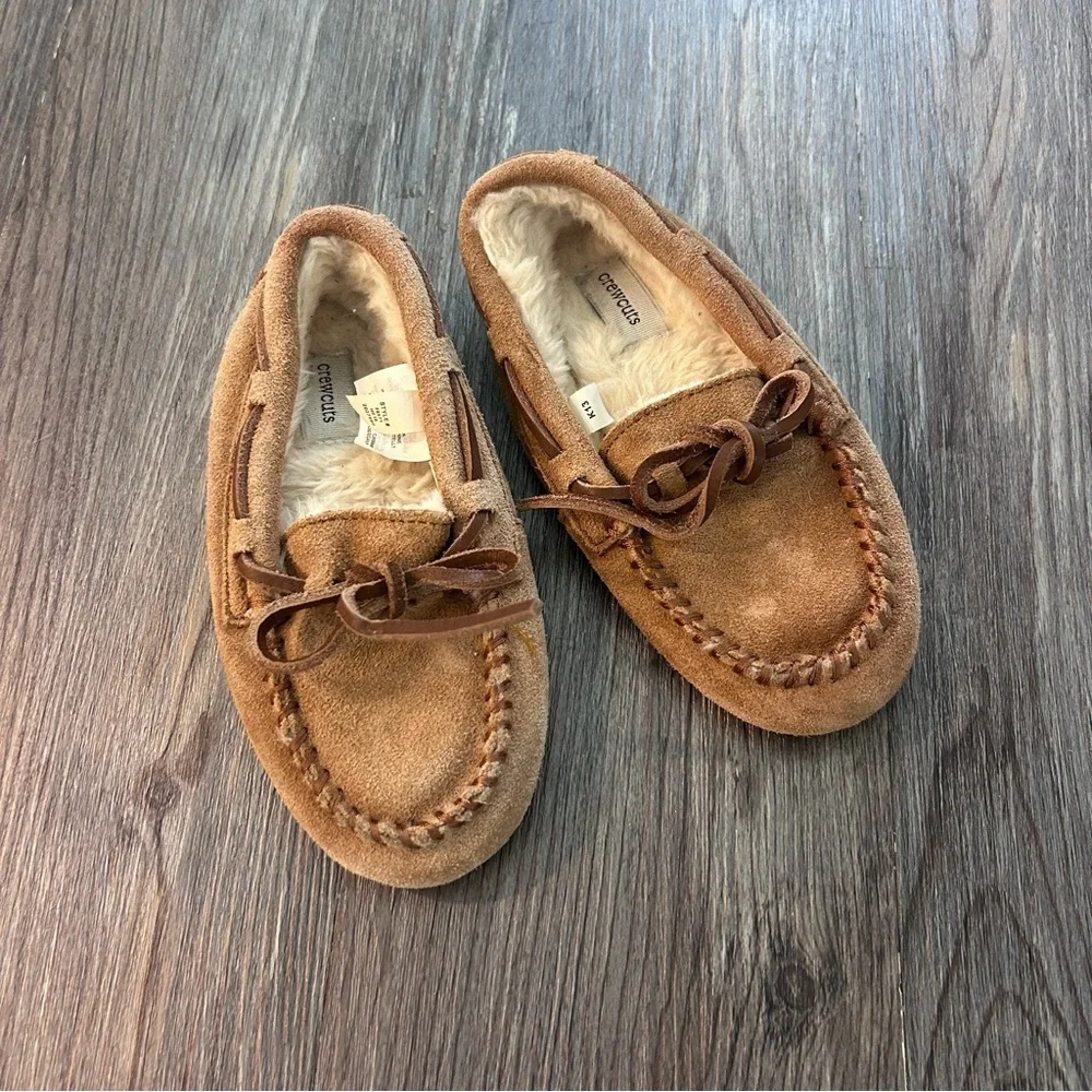 Crewcuts kids slippers size 13